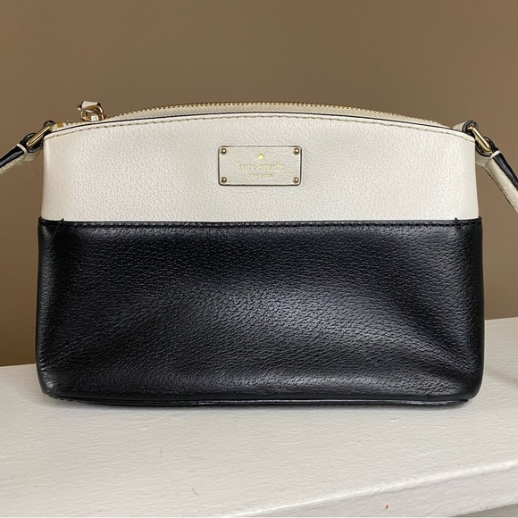 Kate Spade Black Cement Grove Street Millie Crossbody Bag and Wallet - Picture 2 of 9